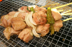 大山鶏串焼き